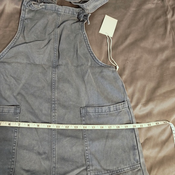 Zenana Washed Knot Strap Pockets Jumpsuit 1864Y Size Medium - Picture 11 of 16